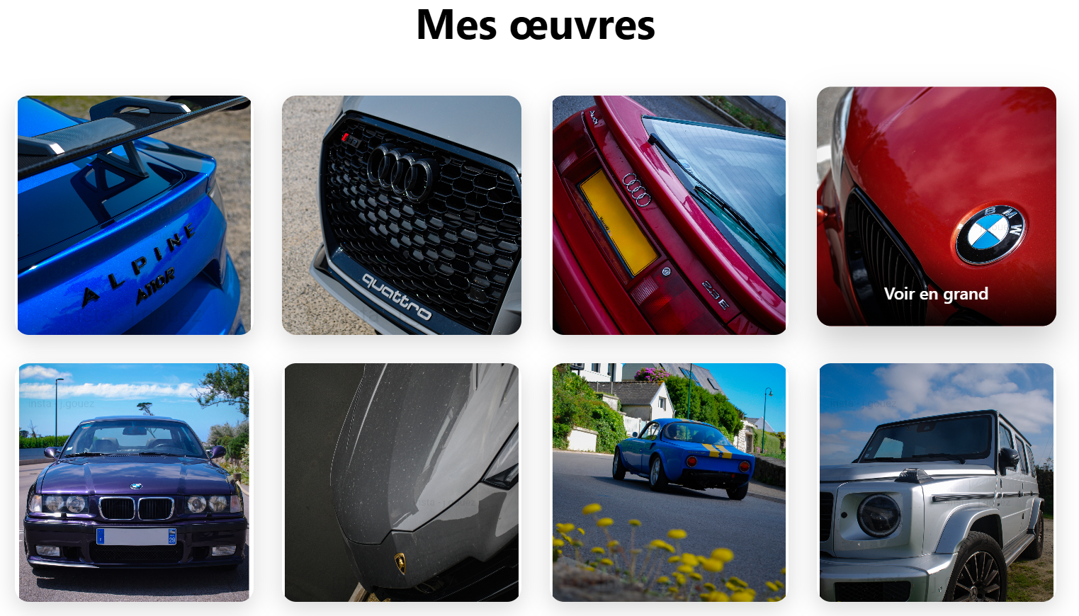 Photo galerie automobile